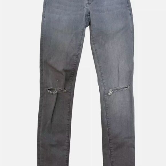Allsaints Grace Slashed Grey Skinny NWT Size27 - Picture 2 of 13
